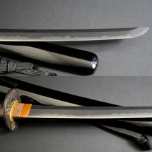 Load image into Gallery viewer, Authentic JAPANESE SAMURAI KATANA SWORD WAKIZASHI JYUMYO 寿命 w/NTHK CERTIFICATE w/KOSHIRAE ANTIQUE