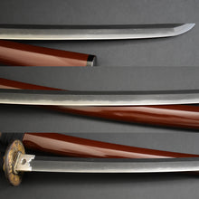 Load image into Gallery viewer, Authentic NIHONTO JAPANESE SAMURAI LONG SWORD KATANA KATSUIE 勝家 w/NBTHK HOZON PAPER w/KOSHIRAE ANTIQUE 72.1cm