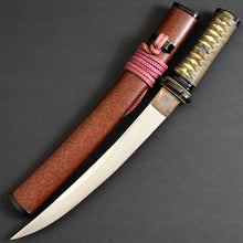 Load image into Gallery viewer, Authentic JAPANESE SAMURAI KATANA SWORD TANTO MUNECHIKA 宗近 w/NTHK CERTIFICATE ANTIQUE