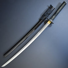 Load image into Gallery viewer, Authentic NIHONTO JAPANESE SAMURAI LONG SWORD KATANA KANENOBU 兼延 w/NBTHK TOKUBETSU KICHO PAPER w/KOSHIRAE ANTIQUE