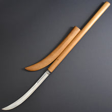 Load image into Gallery viewer, Authentic JAPANESE SAMURAI KATANA SWORD NAGINATA JYUMYOU 寿命 w/NTHK CERTIFICATE w/SHIRASAYA ANTIQUE