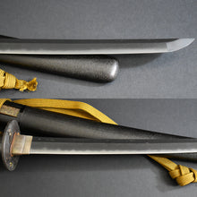 Load image into Gallery viewer, Authentic JAPANESE SAMURAI KATANA SWORD WAKIZASHI JYUMYO 寿命 signed w/NBTHK TOKUBETSU KICHO PAPER x2 w/KOSHIRAE ANTIQUE