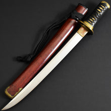 Load image into Gallery viewer, Authentic JAPANESE SAMURAI KATANA SWORD WAKIZASHI TOSHINAGA 壽長 signed w/NBTHK KICHO PAPER w/KOSHIRAE ANTIQUE