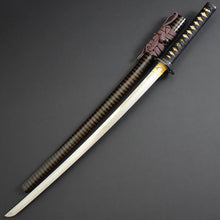 Load image into Gallery viewer, Authentic NIHONTO JAPANESE SAMURAI LONG SWORD KATANA YOSHIKUNI 吉國 signed w/NBTHK HOZON PAPER w/KOSHIRAE ANTIQUE
