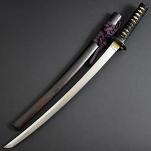 Load image into Gallery viewer, Authentic JAPANESE SAMURAI KATANA SWORD WAKIZASHI KANEZUMI 兼住 signed w/NBTHK KICHO PAPER w/KOSHIRAE ANTIQUE