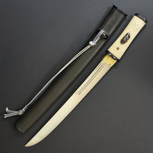 Load image into Gallery viewer, Authentic JAPANESE SAMURAI KATANA SWORD WAKIZASHI JYUMYO 寿命 w/NTHK CERTIFICATE w/KOSHIRAE ANTIQUE