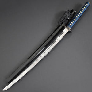 Authentic NIHONTO JAPANESE SAMURAI LONG SWORD KATANA KUNIMOTO 國元 w/NTHK CERTIFICATE w/KOSHIRAE ANTIQUE