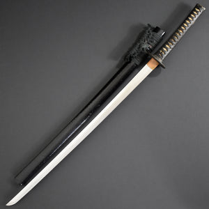 Authentic NIHONTO JAPANESE SAMURAI LONG SWORD KATANA YASUHIRO 康廣 w/NTHK CERTIFICATE w/KOSHIRAE ANTIQUE