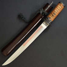 Load image into Gallery viewer, Authentic JAPANESE SAMURAI KATANA SWORD TANTO SUKESADA 祐定 signed w/NBTHK TOKUBETSU KICHO PAPER w/KOSHIRAE ANTIQUE