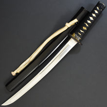 Load image into Gallery viewer, Authentic JAPANESE SAMURAI KATANA SWORD WAKIZASHI KUNISUKE 國助 signed w/NBTHK HOZON PAPER ANTIQUE