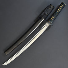 Load image into Gallery viewer, Authentic JAPANESE SAMURAI KATANA SWORD WAKIZASHI YOSHIHIRO 吉広 w/NBTHK HOZON PAPER w/KOSHIRAE ANTIQUE