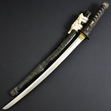 Load image into Gallery viewer, Authentic JAPANESE SAMURAI KATANA SWORD WAKIZASHI TADAHIRO 忠廣 signed w/NBTHK TOKUBETSU KICHO PAPER w/KOSHIRAE ANTIQUE