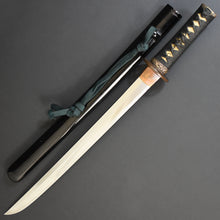 Load image into Gallery viewer, Authentic JAPANESE SAMURAI KATANA SWORD WAKIZASHI YUKIYASU 行安 signed w/NBTHK TOKUBETSU KICHO PAPER w/KOSHIRAE ANTIQUE
