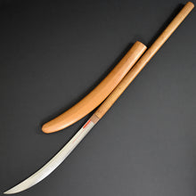 Load image into Gallery viewer, Authentic JAPANESE SAMURAI KATANA SWORD NAGINATA HIDETSUGU 栄次 signed w/NBTHK TOKUBETSU KICHO PAPER ANTIQUE