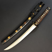 Load image into Gallery viewer, Authentic JAPANESE SAMURAI KATANA SWORD WAKIZASHI MIHARA 三原 w/NTHK CERTIFICATE ANTIQUE