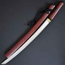 Load image into Gallery viewer, Authentic JAPANESE SAMURAI KATANA SWORD WAKIZASHI YOSHIKUNI 吉國 w/NBTHK KICHO PAPER w/KOSHIRAE ANTIQUE