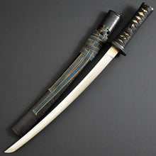 Load image into Gallery viewer, Authentic JAPANESE SAMURAI KATANA SWORD WAKIZASHI JYUMYOU 寿命 signed w/NBTHK HOZON PAPER ANTIQUE