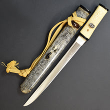 Load image into Gallery viewer, Authentic JAPANESE SAMURAI KATANA SWORD TANTO KANEKAGE 兼景 signed w/NBTHK HOZON PAPER ANTIQUE