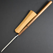 Load image into Gallery viewer, Authentic JAPANESE SAMURAI KATANA SWORD SPEAR YARI KANETSUGU 包次 signed w/NBTHK HOZON PAPER ANTIQUE