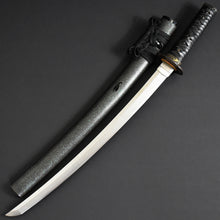 Load image into Gallery viewer, Authentic JAPANESE SAMURAI KATANA SWORD WAKIZASHI FUSAMUNE 総宗 w/NBTHK TOKUBETSU KICHO PAPER w/KOSHIRAE ANTIQUE HITATSURA YAKI 皆焼