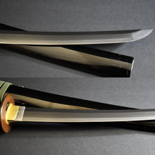 Load image into Gallery viewer, Authentic JAPANESE SAMURAI KATANA SWORD WAKIZASHI ECHIZEN SEKI 越前関 w/NTHK CERTIFICATE w/KOSHIRAE ANTIQUE