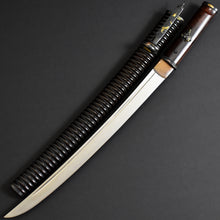 Load image into Gallery viewer, Authentic JAPANESE SAMURAI KATANA SWORD WAKIZASHI KUNIMUNE 国宗 w/NBTHK HOZON PAPER w/KOSHIRAE ANTIQUE