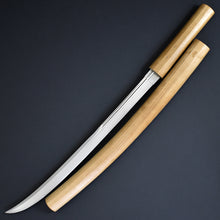 Load image into Gallery viewer, Authentic JAPANESE SAMURAI KATANA SWORD NAGINATA NAMINOHIRA 波平 w/NBTHK KICHO PAPER w/SHIRASAYA ANTIQUE