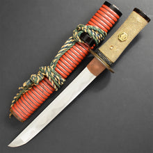 Load image into Gallery viewer, Authentic JAPANESE SAMURAI KATANA SWORD TANTO OWARIZEKI 尾張関 w/NBTHK HOZON PAPER ANTIQUE