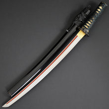 Load image into Gallery viewer, Authentic JAPANESE SAMURAI KATANA SWORD WAKIZASHI KOZORI 小反り w/NTHK CERTIFICATE ANTIQUE