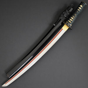 Authentic JAPANESE SAMURAI KATANA SWORD WAKIZASHI KOZORI 小反り w/NTHK CERTIFICATE ANTIQUE