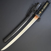 Load image into Gallery viewer, Authentic JAPANESE SAMURAI KATANA SWORD WAKIZASHI IEYASU 家安 signed w/NBTHK TOKUBETSU KICHO PAPER w/KOSHIRAE ANTIQUE