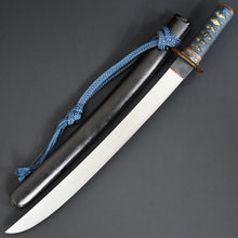 Load image into Gallery viewer, Authentic JAPANESE SAMURAI KATANA SWORD WAKIZASHI SUE SEKI 末関 w/NTHK CERTIFICATE w/KOSHIRAE ANTIQUE