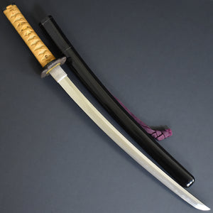 Authentic JAPANESE SAMURAI KATANA SWORD WAKIZASHI YUKIMITSU 行光 w/NTHK CERTIFICATE w/KOSHIRAE ANTIQUE