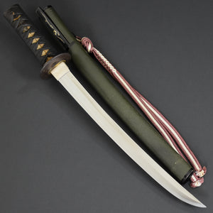 Authentic JAPANESE SAMURAI KATANA SWORD WAKIZASHI KANEOTO 兼音 signed w/NBTHK HOZON PAPER ANTIQUE