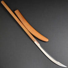 Load image into Gallery viewer, Authentic JAPANESE SAMURAI KATANA SWORD NAGINATA HIDETSUGU 栄次 signed w/NBTHK TOKUBETSU KICHO PAPER ANTIQUE