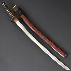 Authentic JAPANESE SAMURAI KATANA SWORD WAKIZASHI SUE UDA 末宇多 w/NBTHK KICHO PAPER w/KOSHIRAE ANTIQUE