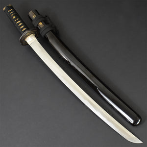 Authentic JAPANESE SAMURAI KATANA SWORD WAKIZASHI KUNIYASU 國康 signed w/NBTHK KICHO PAPER w/KOSHIRAE ANTIQUE