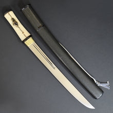 Load image into Gallery viewer, Authentic JAPANESE SAMURAI KATANA SWORD WAKIZASHI JYUMYO 寿命 w/NTHK CERTIFICATE w/KOSHIRAE ANTIQUE