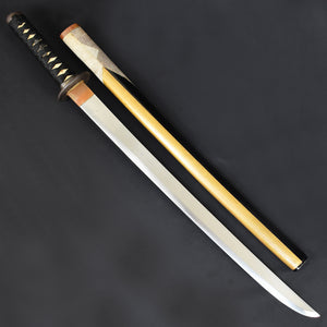 Authentic JAPANESE SAMURAI KATANA SWORD WAKIZASHI SHITAHARA 下原 w/NTHK CERTIFICATE w/KOSHIRAE ANTIQUE