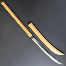 Load image into Gallery viewer, Authentic JAPANESE SAMURAI KATANA SWORD NAGINATA NOBUKUNI 信国 w/NTHK CERTIFICATE w/SHIRASAYA ANTIQUE
