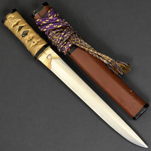 Load image into Gallery viewer, Authentic JAPANESE SAMURAI KATANA SWORD TANTO DAGGER KANENAGA 兼永 w/NTHK CERTIFICATE ANTIQUE