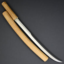 Load image into Gallery viewer, Authentic JAPANESE SAMURAI KATANA SWORD NAGINATA NAMINOHIRA 波平 w/NBTHK KICHO PAPER w/SHIRASAYA ANTIQUE