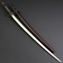 Load image into Gallery viewer, Authentic NIHONTO JAPANESE SAMURAI LONG SWORD KATANA KANETSUNE 兼常 w/NBTHK KICHO PAPER w/KOSHIRAE and SHIRASAYA ANTIQUE 72.4cm