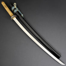 Load image into Gallery viewer, Authentic NIHONTO JAPANESE SAMURAI LONG SWORD KATANA MASAYOSHI 正吉 signed w/NBTHK KICHO PAPER w/KOSHIRAE ANTIQUE