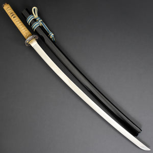 Authentic NIHONTO JAPANESE SAMURAI LONG SWORD KATANA MASAYOSHI 正吉 signed w/NBTHK KICHO PAPER w/KOSHIRAE ANTIQUE