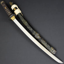 Load image into Gallery viewer, Authentic JAPANESE SAMURAI KATANA SWORD WAKIZASHI TADAHIRO 忠廣 signed w/NBTHK TOKUBETSU KICHO PAPER w/KOSHIRAE ANTIQUE
