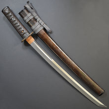Load image into Gallery viewer, Authentic JAPANESE SAMURAI KATANA SWORD WAKIZASHI TANEMITSU 胤光 w/NBTHK KICHO PAPER w/KOSHIRAE ANTIQUE