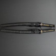 Load image into Gallery viewer, Authentic JAPANESE SAMURAI KATANA SWORD WAKIZASHI KANESHIGE 兼重 signed w/NBTHK TOKUBETSU KICHO PAPER w/KOSHIRAE ANTIQUE