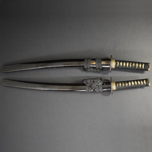 Authentic JAPANESE SAMURAI KATANA SWORD WAKIZASHI KUNIYASU 國康 signed w/NBTHK KICHO PAPER w/KOSHIRAE ANTIQUE