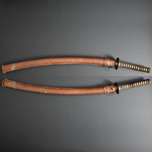 Authentic JAPANESE SAMURAI KATANA SWORD WAKIZASHI 末備前 w/NBTHK HOZON PAPER w/WW2 GUNTO KOSHIRAE and SHIRASAYA ANTIQUE